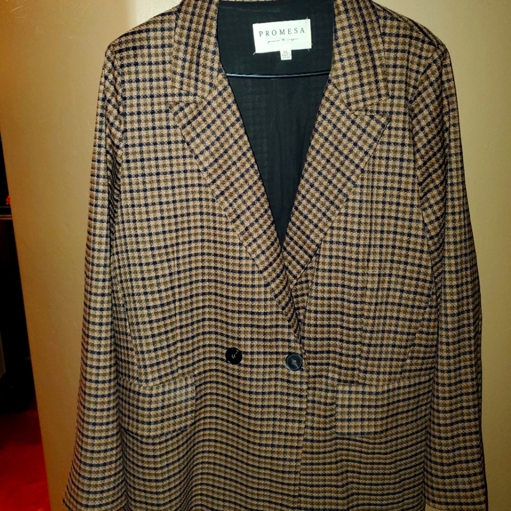 Houndstooth Pocket Blazer